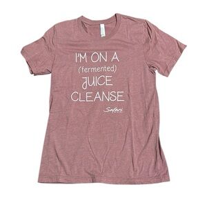 I’M ON A (FERMENTED) JUICE CLEANSE Wino graphic T-shirt size medium